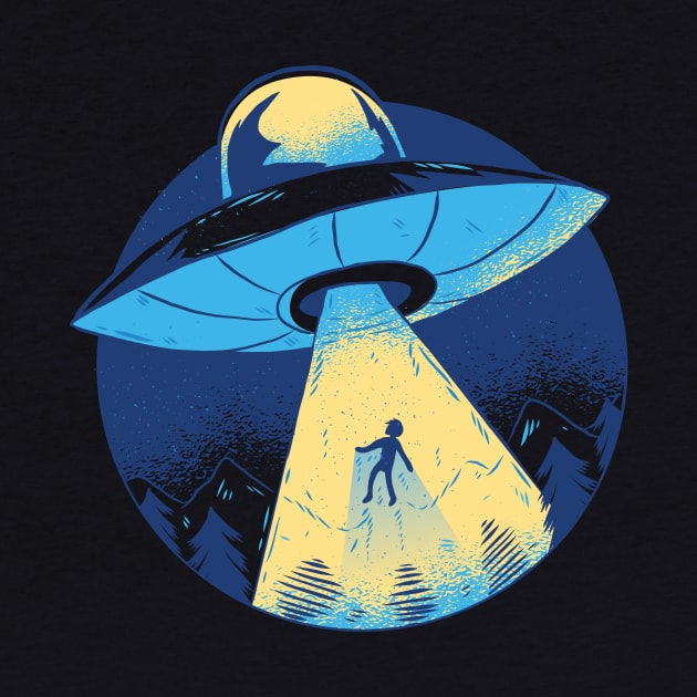 UFO Abduction Alien E.T by UNDERGROUNDROOTS